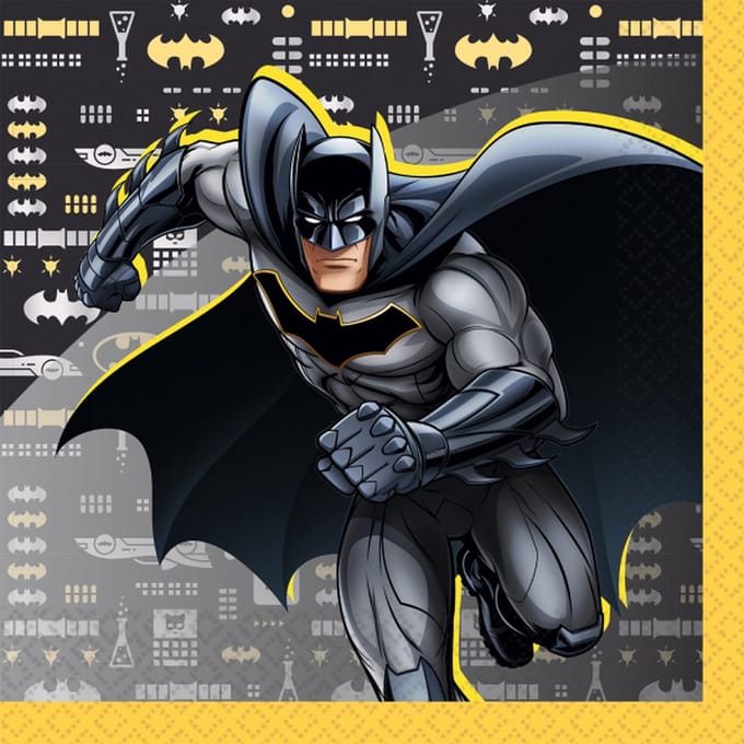 Amscan by Riethmuller - Riethmüller - Servetten - Batman - (16 stuks)