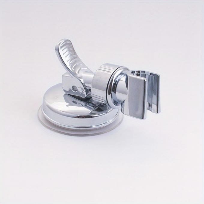 Douchehouder, 360° Verstelbare Zelfklevende Douchekop Standhouder Zuignap Houder Badkamer Accessoires gray