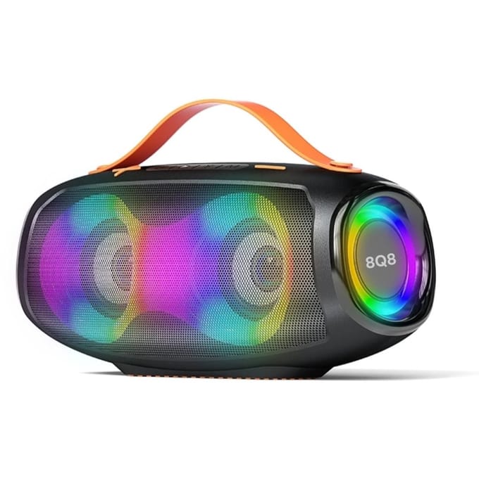 Draagbaar Speaker 20W- bluetooth- RGB-licht en 2400mAh batterij