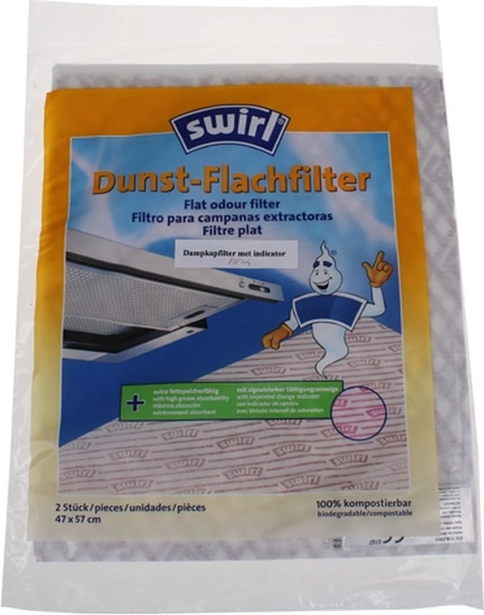 SWIRL - Damkapfilter met verzadigingsindicator - 47x57 cm - pack/2 - 6767232