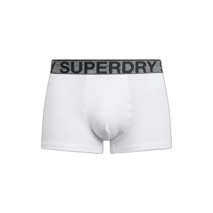 Superdry M3110475a Trunk Boxers 3 Eenheden Wit XL Man