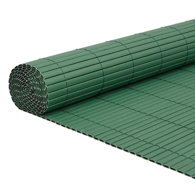 vidaXL - Tuinhek - Dubbelzijdig - Groen - 1,8x5 - m - PVC