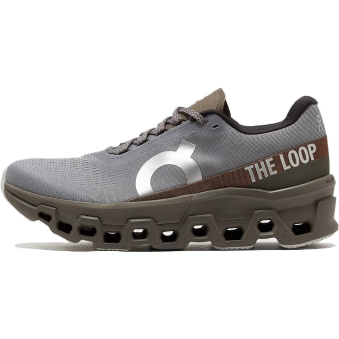 The Loop Running Supply x Pleasures x Cloudmonster 2 Mist Olive Heren Sneakers Grijs 3MF10493192 44.5 gray