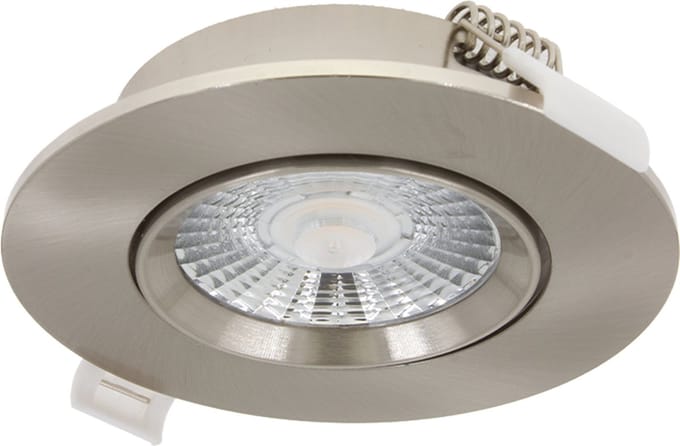 Inbouwspot - 6W Dim to Warm Zilver - Geborsteld IP44