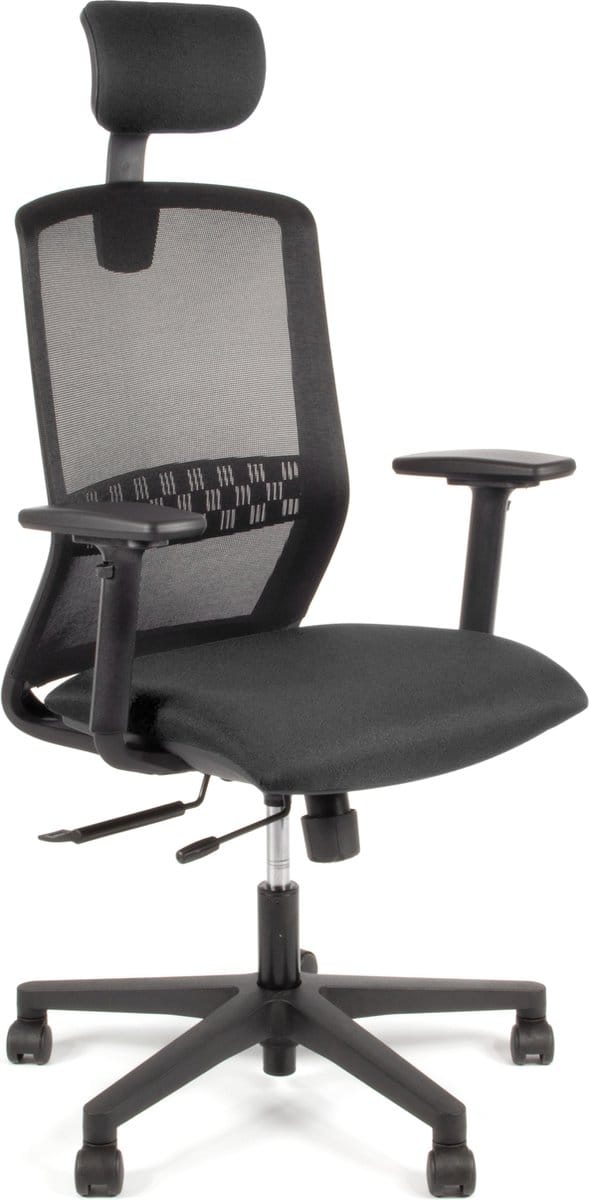 Linea Tekna 01/PT - Bureaustoel - Ergonomisch EN1335 - Met hoofdsteun - Multi verstelbaar- Zwart