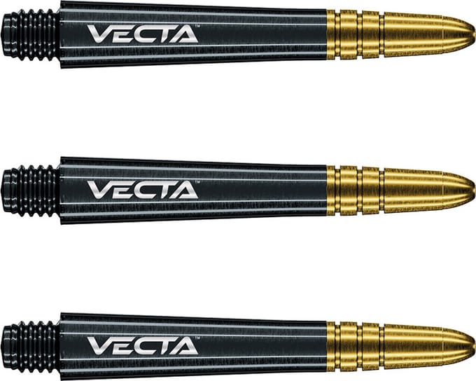 Winmau Vecta Black & Gold - Dart Shafts