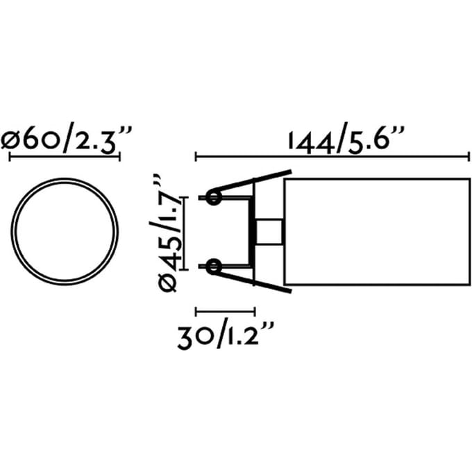 FARO BARCELONA Inbouwspot Stan, wit, aluminium, Ø 6 cm
