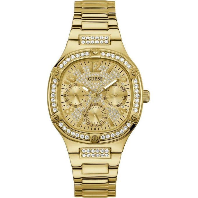 Guess GW0558L2 Multi-Function Chronograaf Horloge voor dames in goudkleur