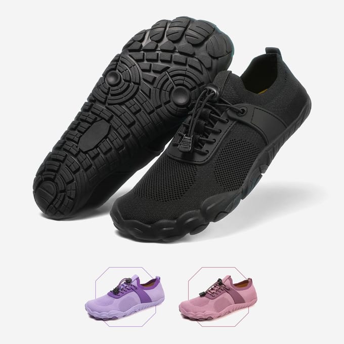 DOTALES - AirStep barefoot schoenen Schwarz 45