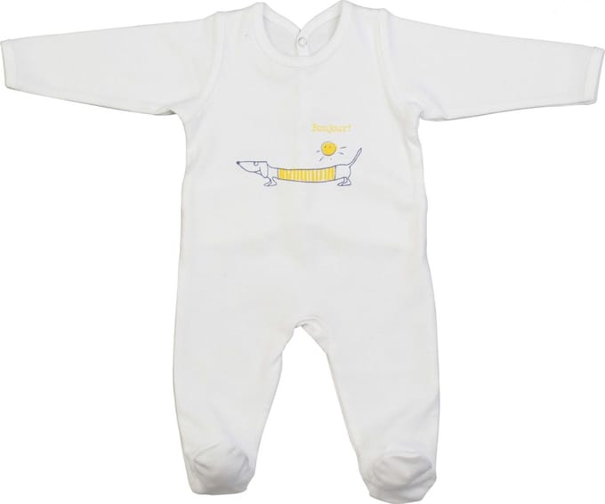 Pericles Babypyjama Boxpakje Junior Wit 1 Maand
