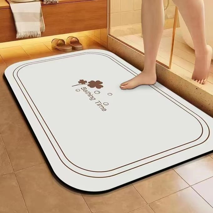 Diatomeeën Aarde Badkamermat Sneldrogende Badkamermat 40 * 60cm