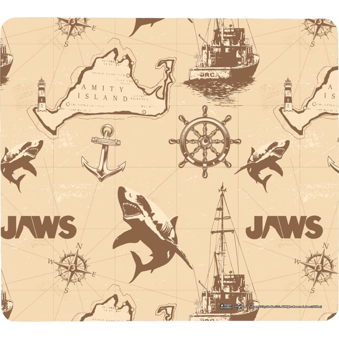 Jaws Map Gaming Mouse Mat - Small