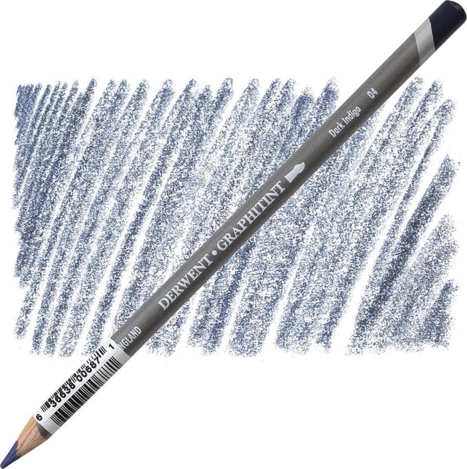 Derwent Graphitint Kleurpotlood 04 Donker Indigo - Levendige kleuren