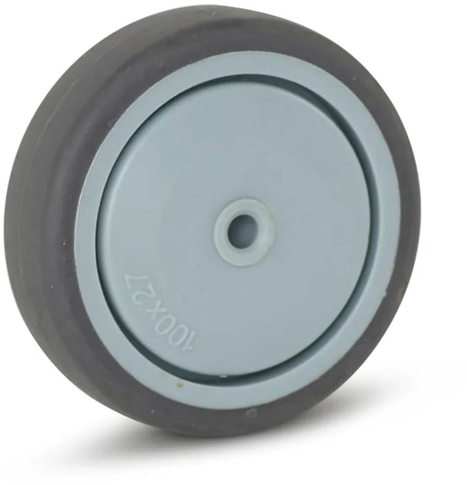 Trolley wiel - 100mm - 100kg