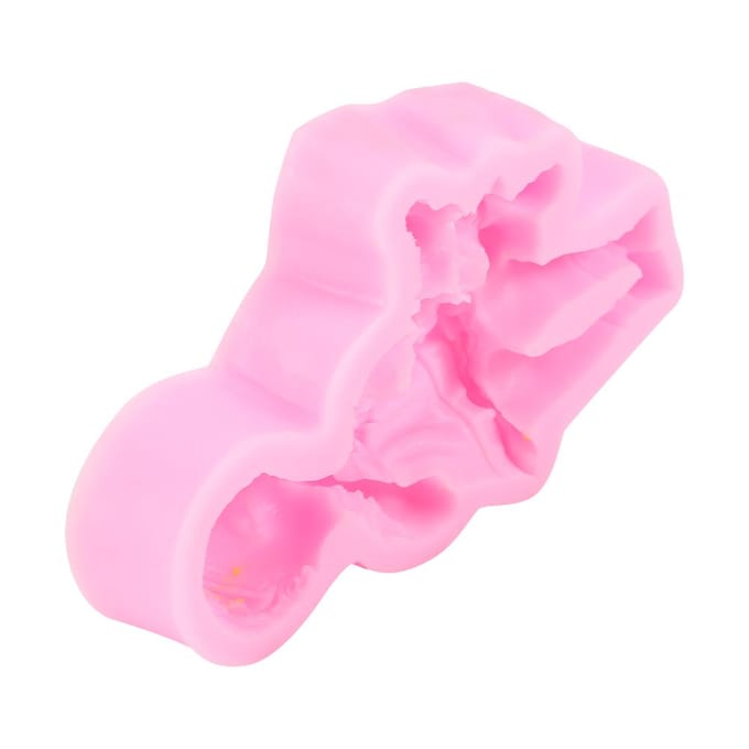 Moule à gâteau fondant en silicone 3D, moule créatif pour chocolat et sucre, outil de décoration DIY(Fille)