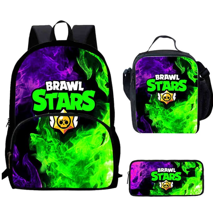 Sac à dos Brawl Stars Impression Haute Définition Multifonctionnel Léger