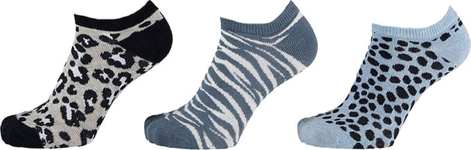 iN ControL 3pack sneakersocks ANIMAL blue 31/34