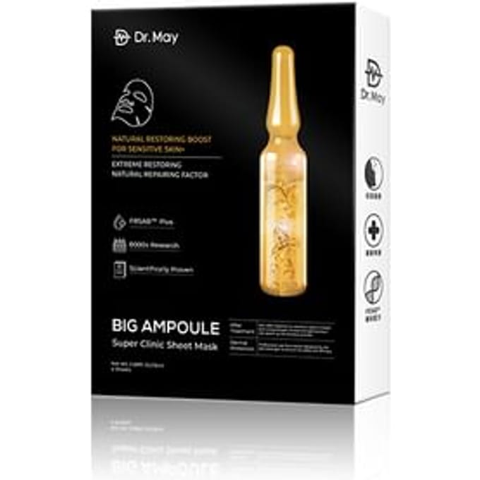 Dr. May - Big Ampoule Super Laboratory Sheet Mask Extreme Restoring - 4 pcs