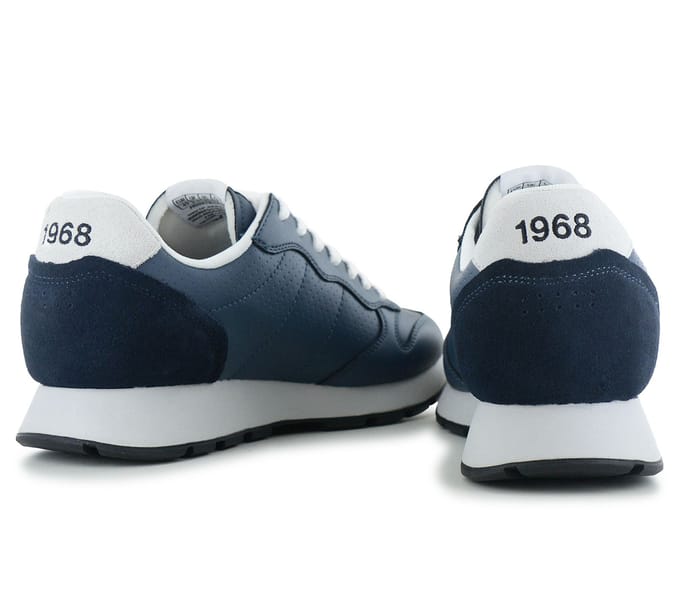 SUN68 Tom Classic Cuir - Baskets Homme Chaussures Cuir Bleu Z36105-07 ORIGINAL EU 47 bleu