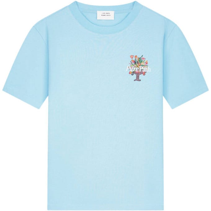 Pure Path T-shirt Flower Vase Sky Blue (26010112 - 99)