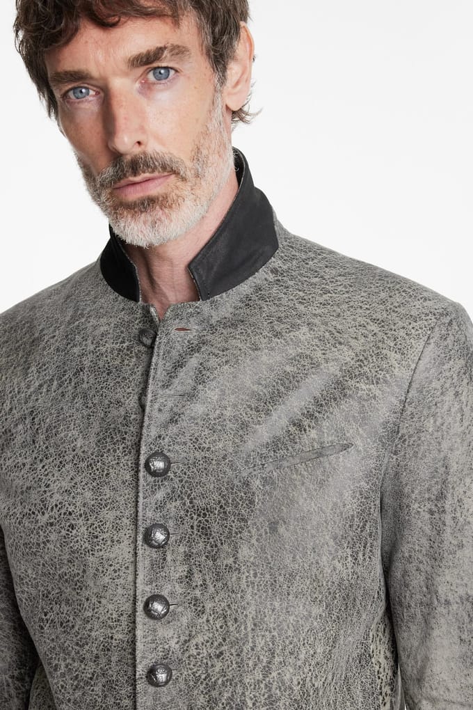 John Varvatos Woodward Jacket - Multi Button Closure N Haze Grey Größe: 50 | Blazer Outlet | Herren | Grau