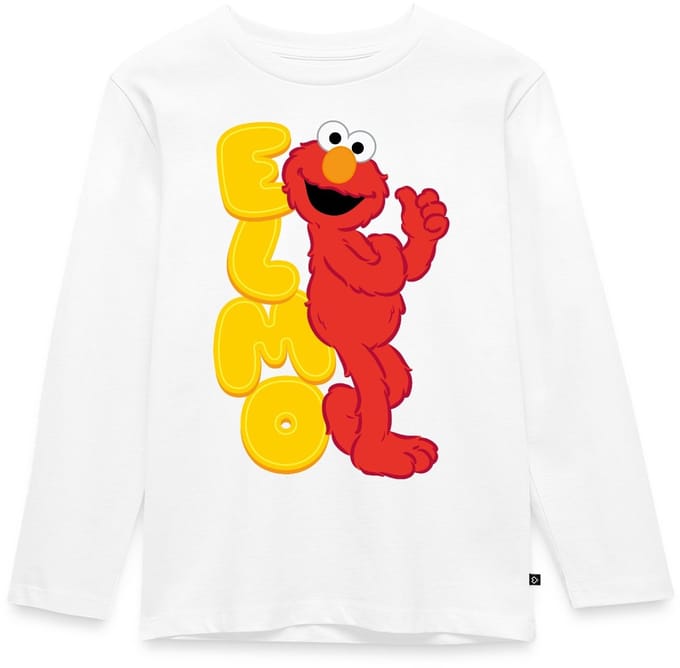 Sesamstraat Elmo Portret Premium T-Shirt Kinderen