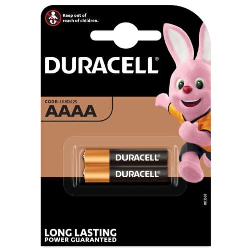 Duracell MN2500 Ultra AAAA batterij (mini) AAAA (mini) Alkaline 1.5 V 600 mAh 2 stuk(s)