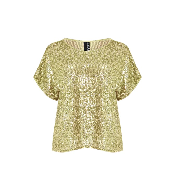 Vrouwelijke sequins blouse Mat Fashion