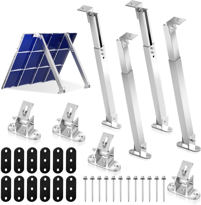 4x Beugel voor zonnepaneelverhoging plat dak PV