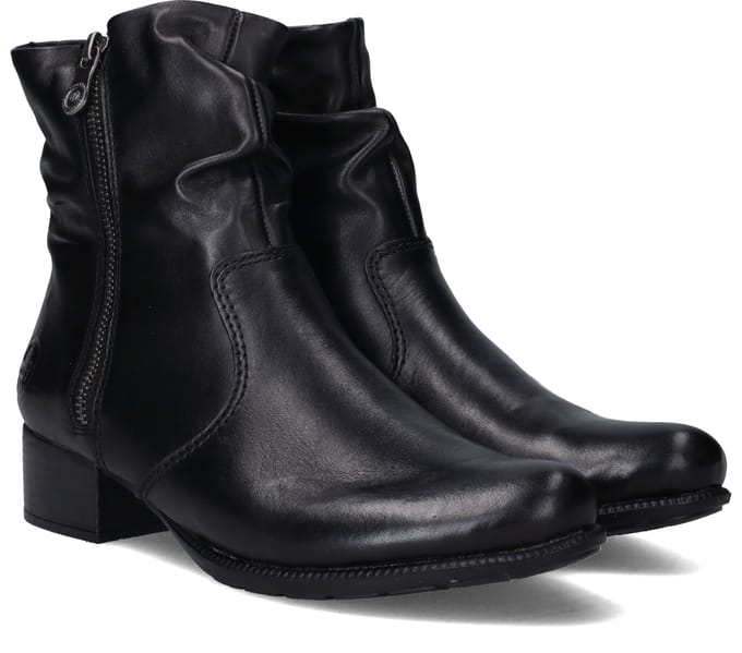 Rieker Dames Enkellaarsje - 78656-00 Zwart - Maat 38