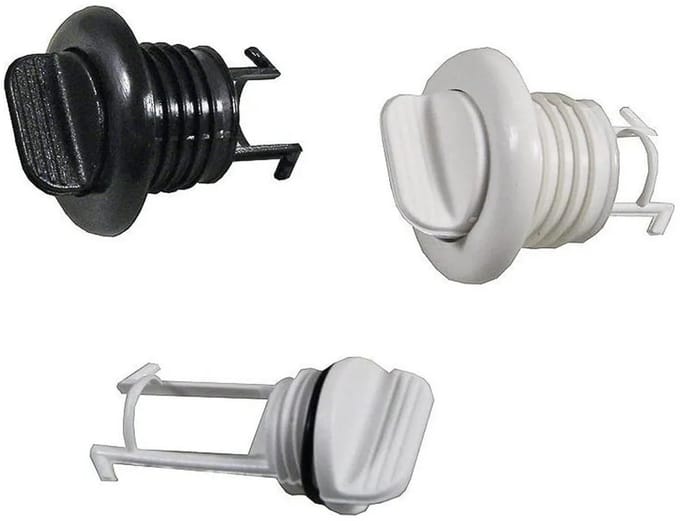 Plastimo Aftapplug Met Veiligheidsspeld 10 Eenheden Wit