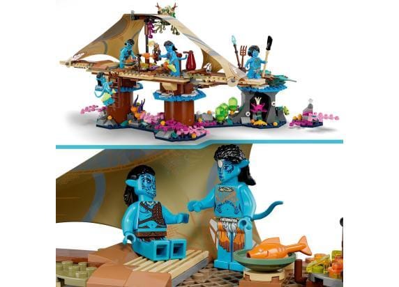LEGO 75578 Avatar Huis in Metkayina rif, The Way of Water Set met Bouwbaar Speelgoed