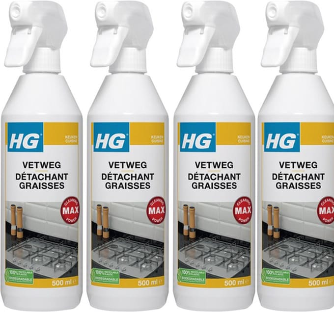 HG Vetweg - 4 stuks + gratis KD spons