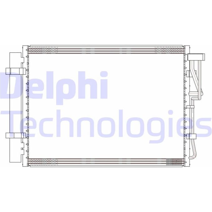 Condensator, airconditioning DELPHI CF20303