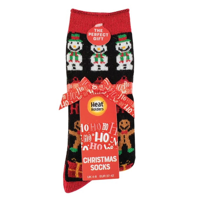 Dames Fluffy Kerstsokken van Heat Holders Lite