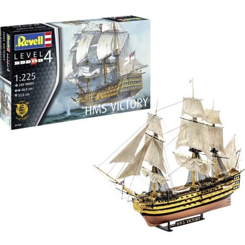 Revell Modelbouwpakket Schepen - 65408 HMS Victory Ship - Model Set Plastic - 1:225 - Modelbouw