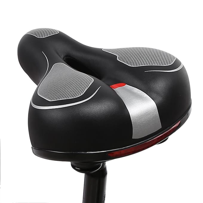 Mountain Racefiets Zacht Zadel Hol Comfortabel Schokabsorberend Fietszadel Vervanging gray