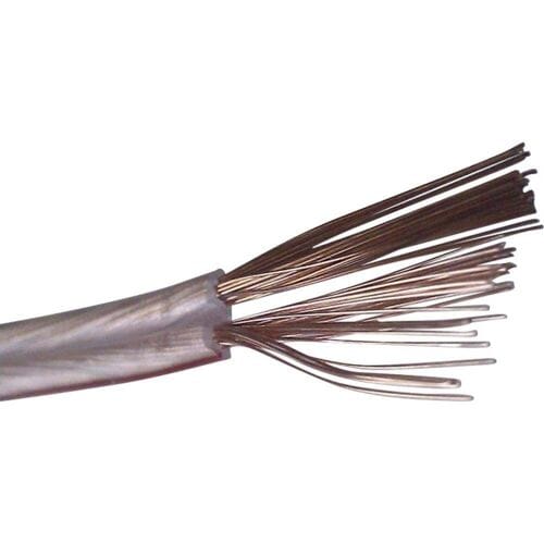 Kash 23321A Luidsprekerkabel 2 x 2.5 mm² Transparant 10 m