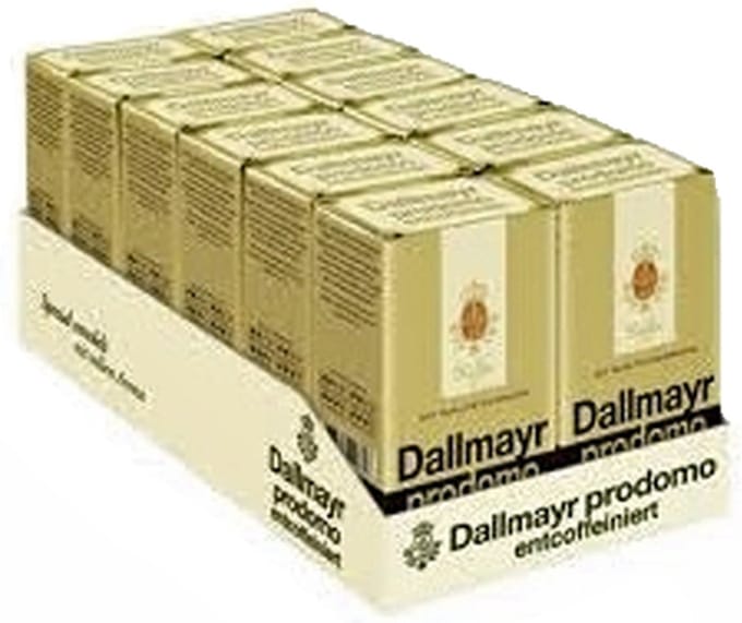 Dallmayr - Prodomo CafeÃ¯nevrij Gemalen koffie - 12x 500g