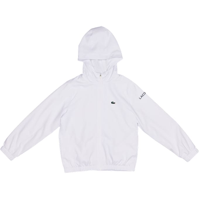 Lacoste Diamond Taffeta Trainingspakken Kinder - Wit - Maat 140 - 152 CM - Poly Woven