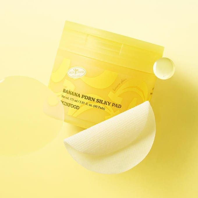 [SKINFOOD] Pad Soie PDRN Banane 175ml 60 PIÈCES beige