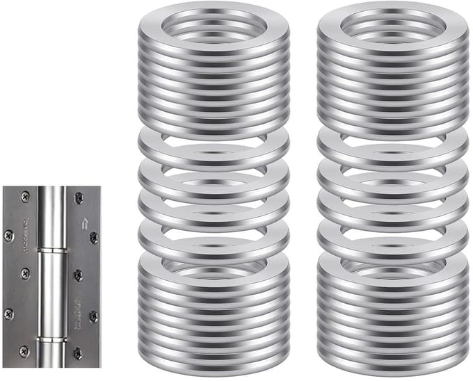 Set van 100 RVS M10 Vlakke Ringmoeren 10mm x 16mm voor Deuren, Meubels en Machines