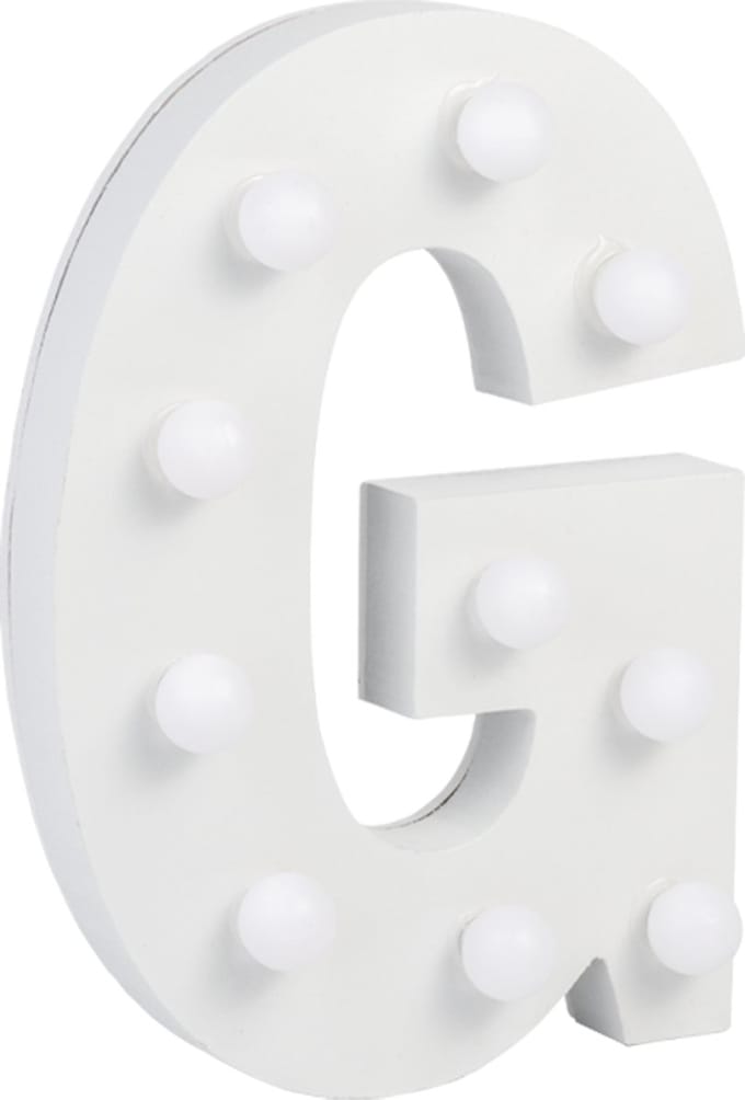Light Letters - G