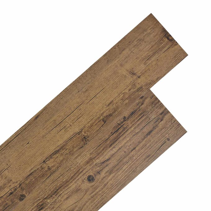 vidaXL - Vloerplanken - Walnootbruin - 5,02 - m² - 36 - st - PVC