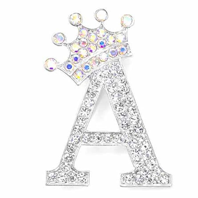 Engelse Letter A Broche, Unisex Pak Speldgesp, Modieus En Veelzijdig Borstbloem Badge Accessoire