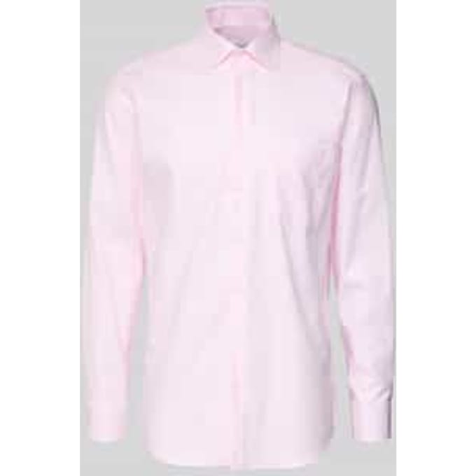 Regular fit zakelijk overhemd van big twill