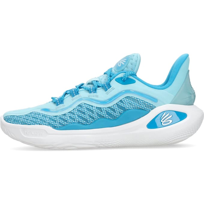 Heren Basketbalschoen Curry 11 "mouthguard" Blauw/blauw