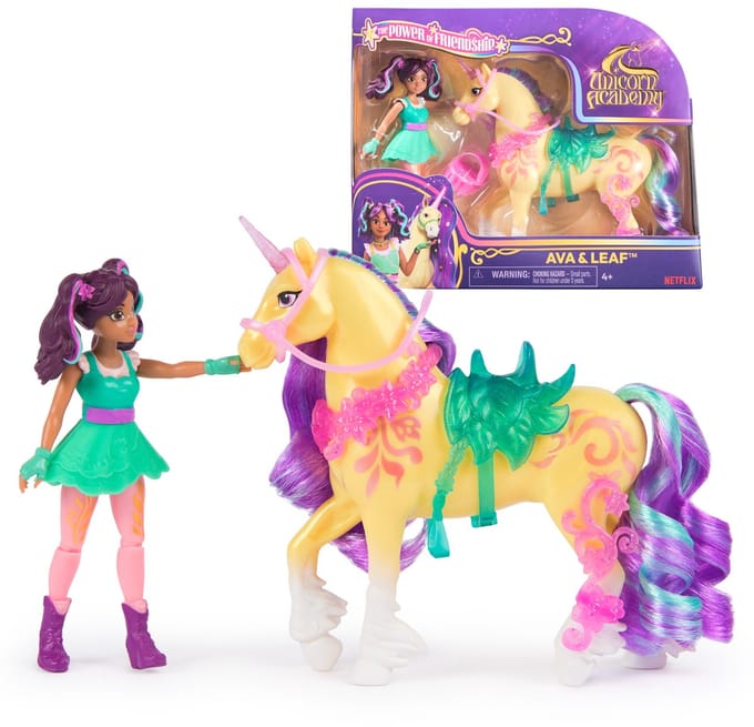 Spin Master eenhoorn poppen set Unicorn Academy magisch speelgoed.