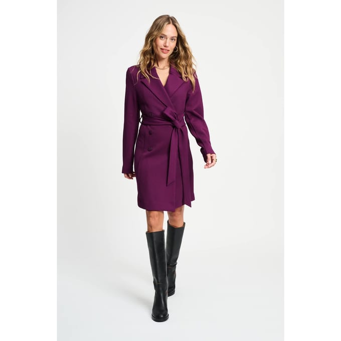 POM Amsterdam Dress - Plum Taglia: 42 | Vestiti Outlet | Donna | Magenta