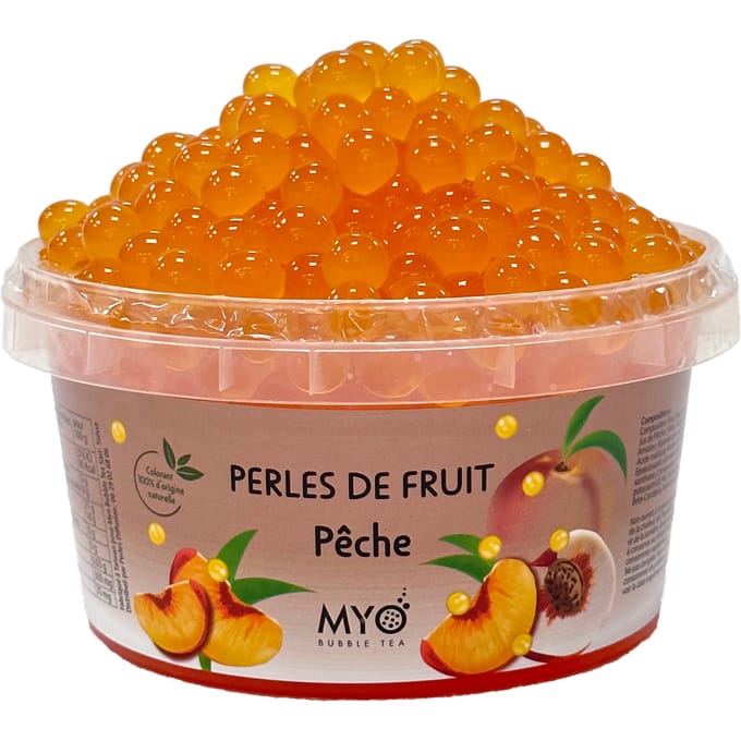 NONE Bobba fruitkralen voor bubble tea vissen Lit Yellow